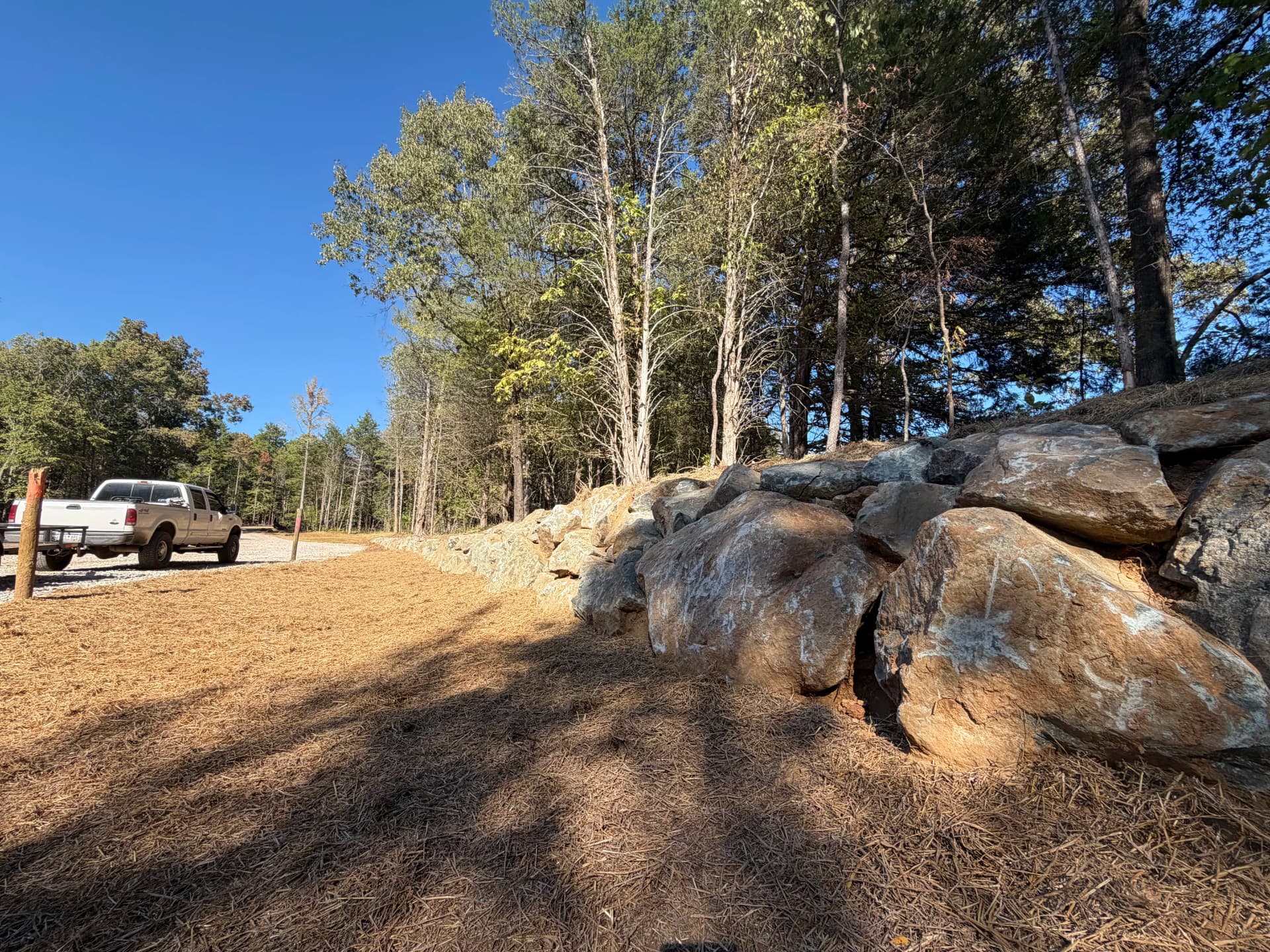 Boulder Wall Built to Stop Erosion in McConnells SC image